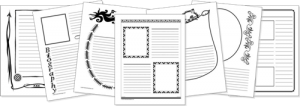 Basic Lined Notebooking Pages Sample