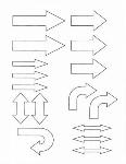 free arrow cutouts