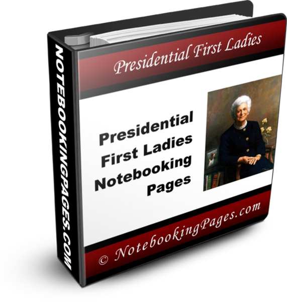 Presidential First Ladies Notebooking Pages