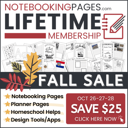 Notebooking Pages Membership Sale