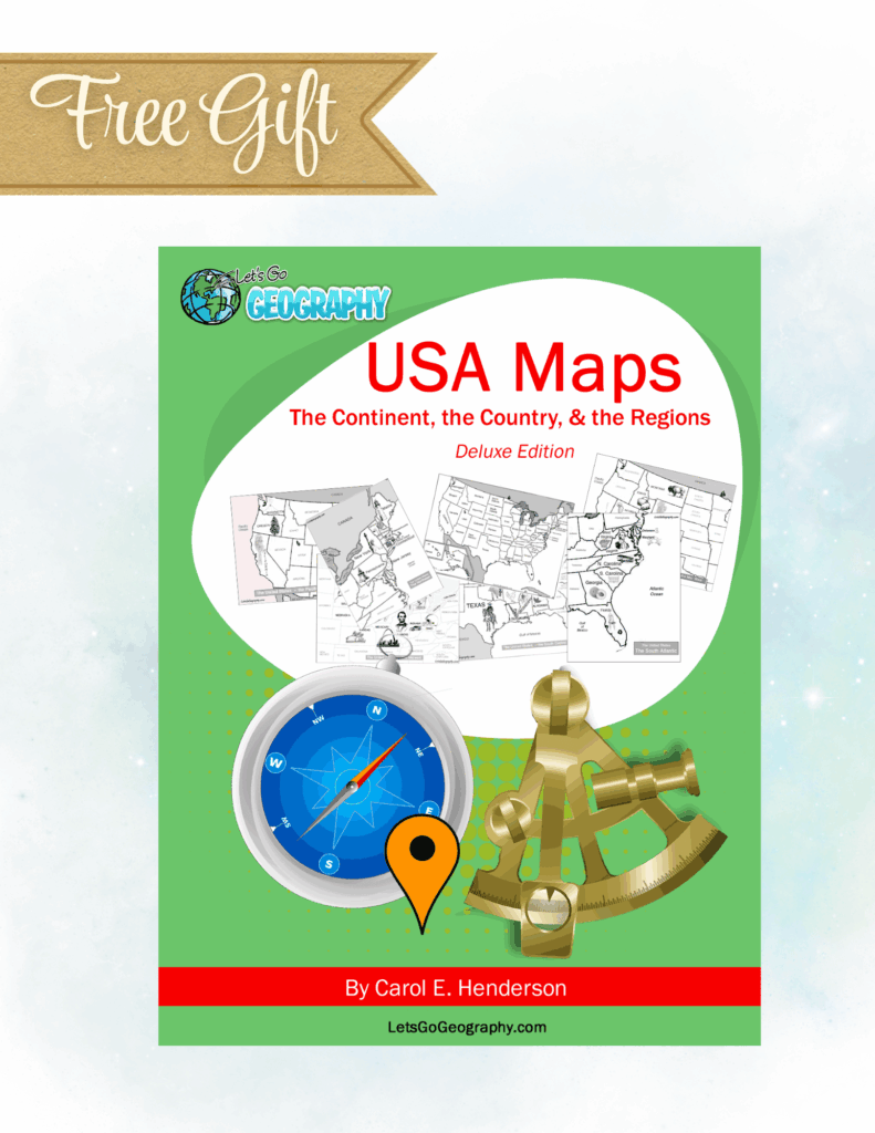 Maps of the USA: Labeled & Unlabeled