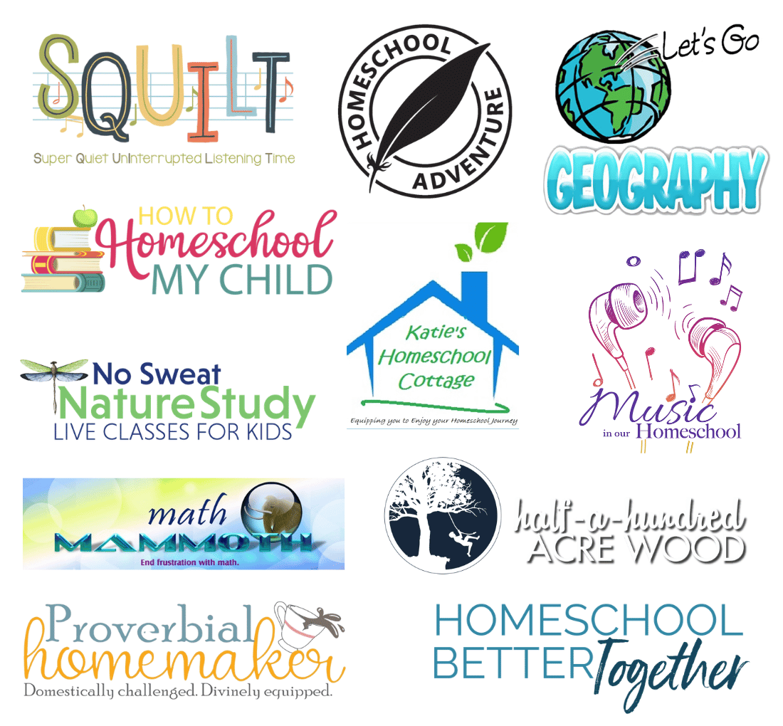 Our Homeschool Sponsors