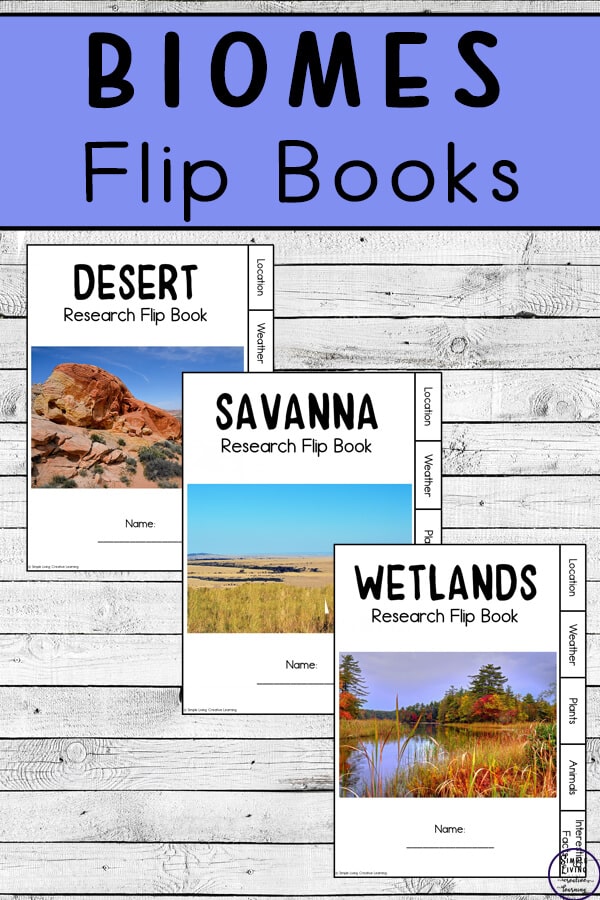 Biomes Flip Books