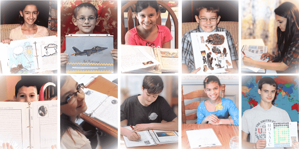 Our Kids Homeschooling Pics