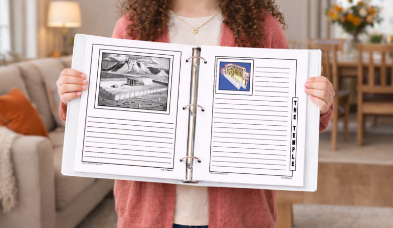 Notebooking with Bible pages