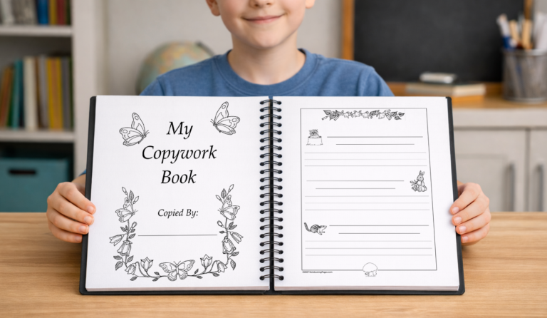 Copywork Notebooking Pages