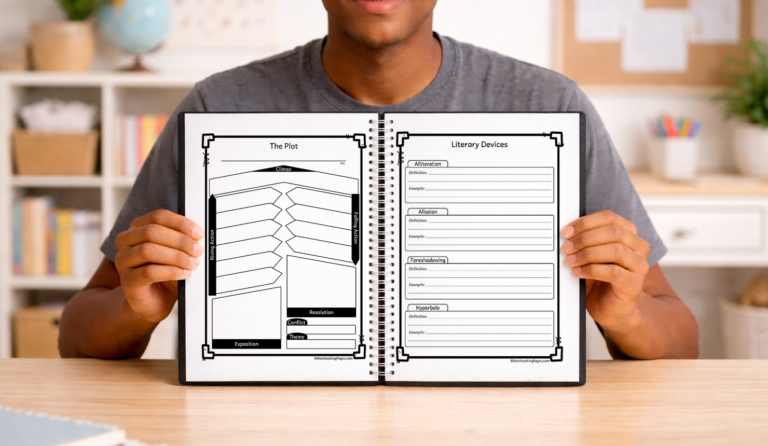 Literature & Word Study Notebooking Pages