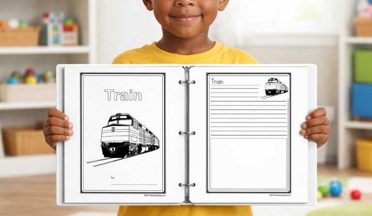 Notebooking with A to Z Transportation Pages