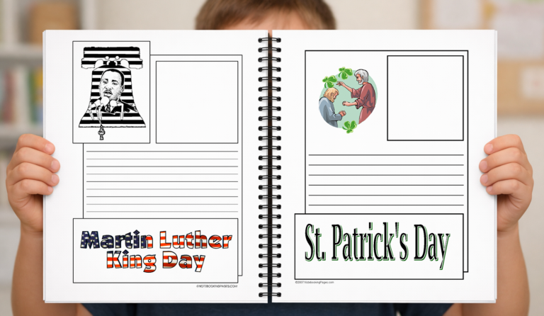 Holidays Notebooking Pages