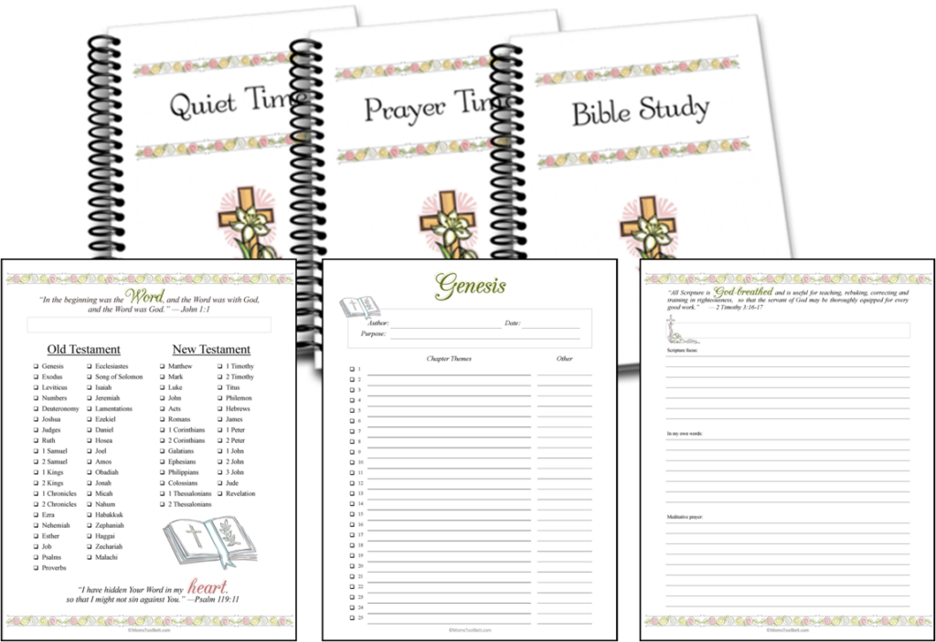 Household Planner - Quiet Time Pages