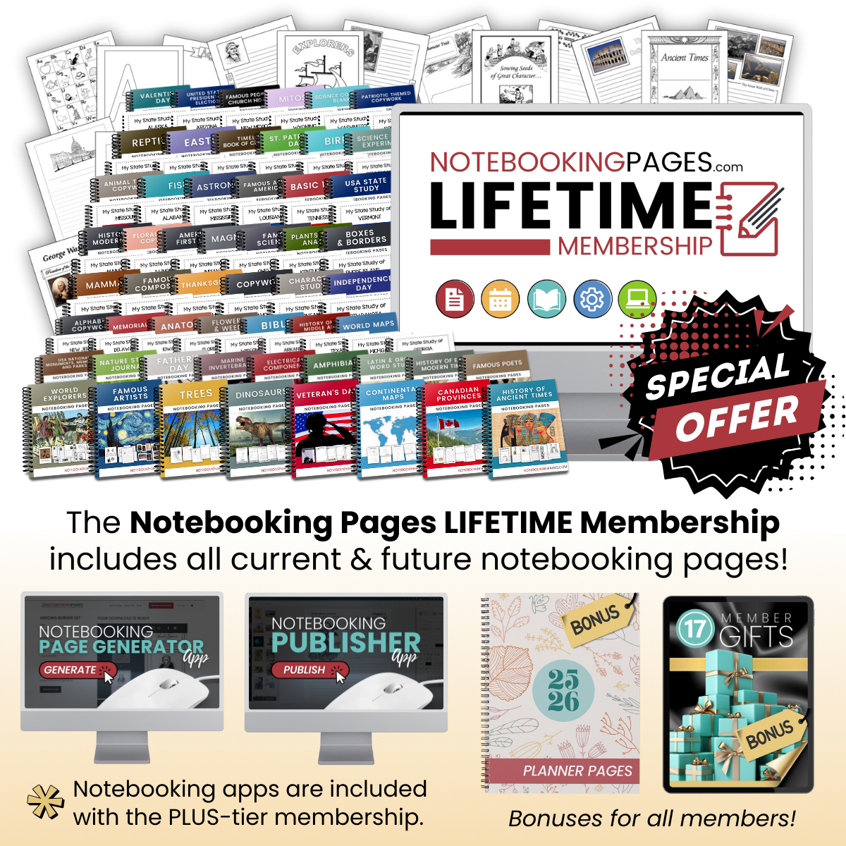 Notebooking Pages LIFETIME Membership