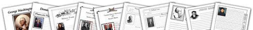 Famous People Notebooking Pages