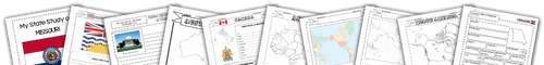 Geography Notebooking Pages