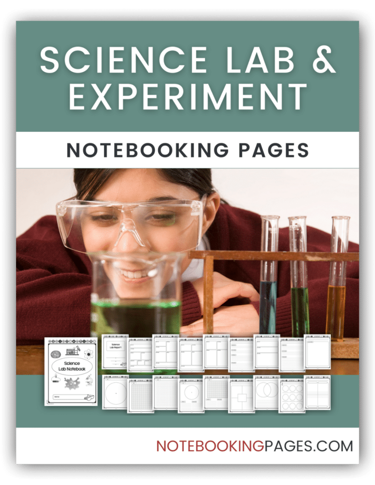 Science Lab and Experiment Notebooking Pages