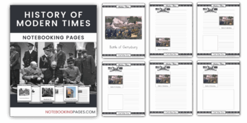 Notebook Front History History & Timeline Notebooking Pages - NotebookingPages.com
