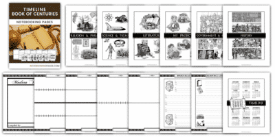 History & Timeline Notebooking Pages - NotebookingPages.com