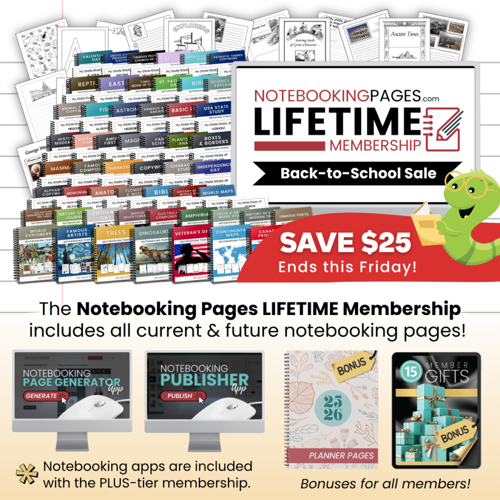 Notebooking Pages LIFETIME Membership Sale