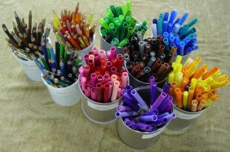 Colored Markers & Pencils